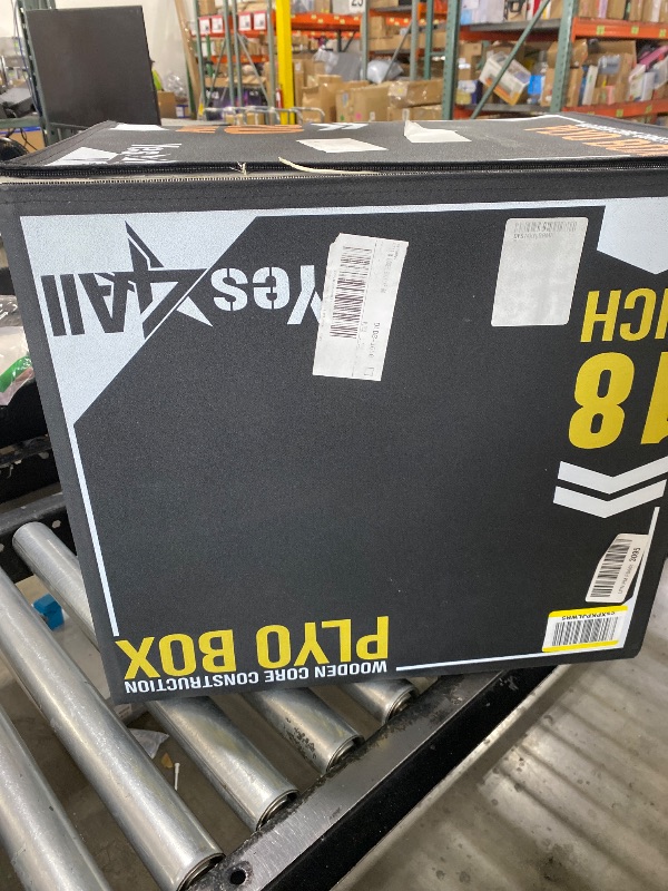 Photo 1 of Yes4All 3-in-1 Soft-Padded Plyo Box With Wooden Core, Non-Slip Multi-Use Cushioned Plyometric Jump Box with Vinyl Cover for Jumping, Conditioning, Strength Training - 20x18x16 Inches