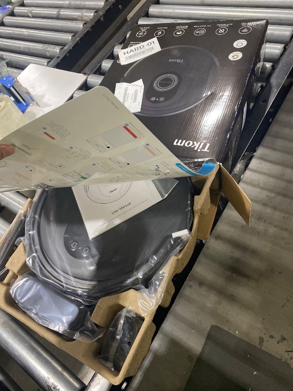 Photo 1 of Tikom Robot Vacuum and Mop Combo, 5000Pa Robotic Vacuum Cleaner, 150 Min Max, App & Remote Control, Ideal for Hard Floor, Carpet, Pet Hair, Self-Charge(G8000 Max)