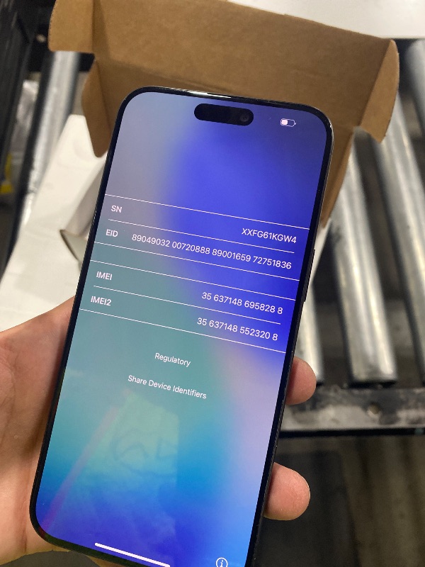 Photo 1 of Apple iPhone 15 Pro Max, 1TB, Black Titanium - Unlocked (Renewed)