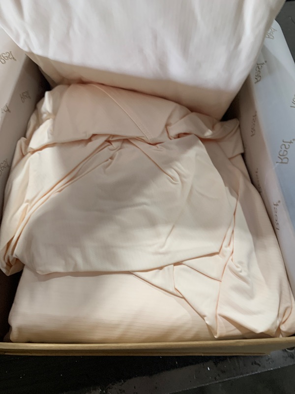 Photo 1 of REST® Evercool®+ Cooling Sheet Set, Queen Size, Snow Ivory, Breathable Bed Sheets for Hot Sleeper and Night Sweats, with Pillowcases, with Ionic+ Self-Cleaning Silver Yarn for Sensitive Skin, 4PCS