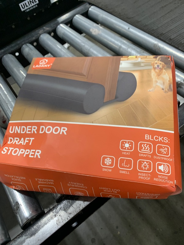 Photo 1 of (2 Pack) Under Door Draft Stopper, Draft Stopper for Bottom of Door, Adjustable 30-36 Inch Door Draft Blocker, Under Door Gap Filler, Easy Install Door Seal, Helps Reduce Drafts, Noise and Heat Loss