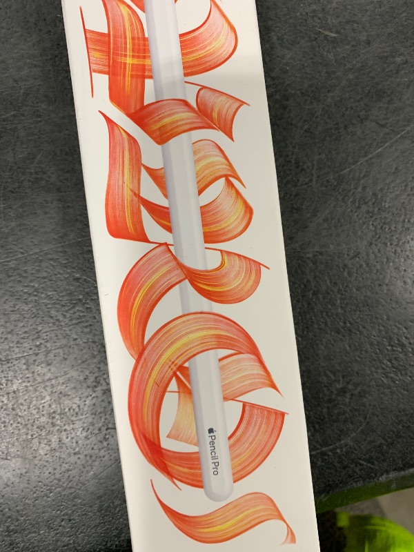 Photo 1 of Apple Pencil Pro: Latest Model - Device Compatibility Check Required - Pixel-Perfect Precision, Tilt and Pressure Sensitivity, Perfect for Note-Taking, Drawing, and Art. Charges and Pairs Magnetically