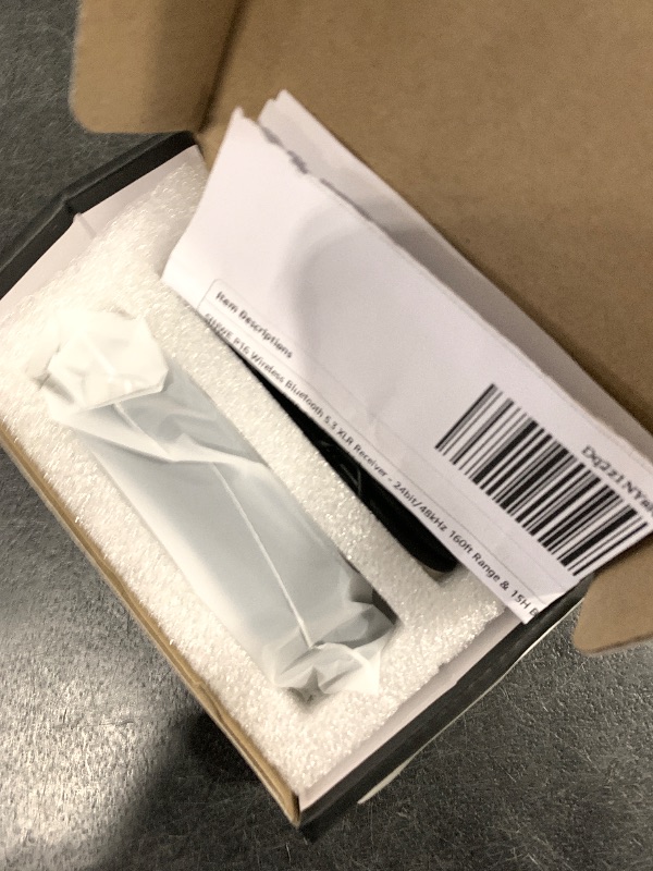 Photo 1 of SINWE P16 Wireless Bluetooth 5.3 XLR Receiver - 24bit/48kHz 160ft Range & 15H Battery,Bluetooth Adapter for Speakers, Audio Mixer, PA Systems, DJ Systems (P16 Single)