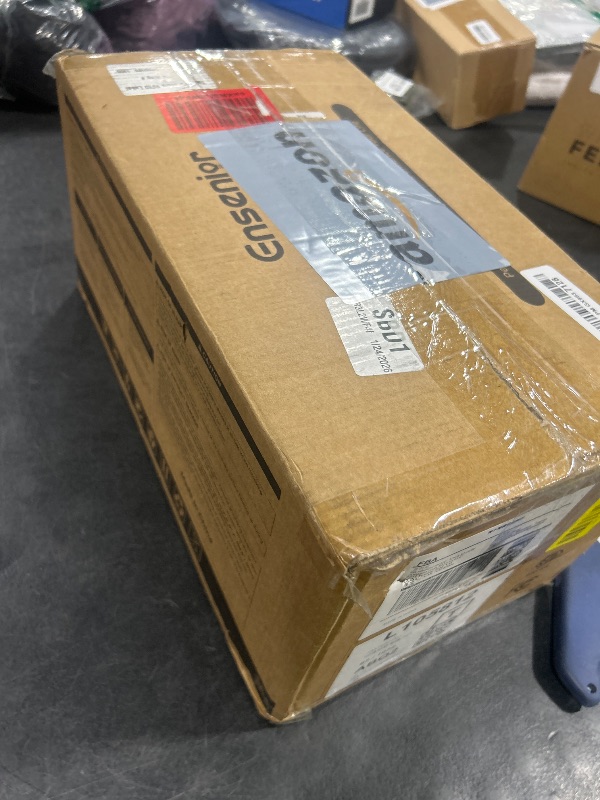 Photo 1 of Ensenior 12 Pack 7 Inch LED Recessed Ceiling Light, Dimmable, 2700K-5000K 5CCT, 1300LM 15W 120V, High Brightness Canless Wafer Downligh