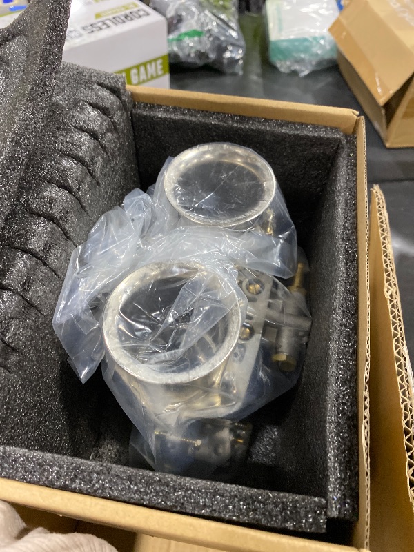 Photo 1 of Flynsu 2 Barrel Carburetor 40 IDF Replacement for Weber Solex Dellorto VW Bug Beetle 40mm Carb with Air Horn (2pcs)