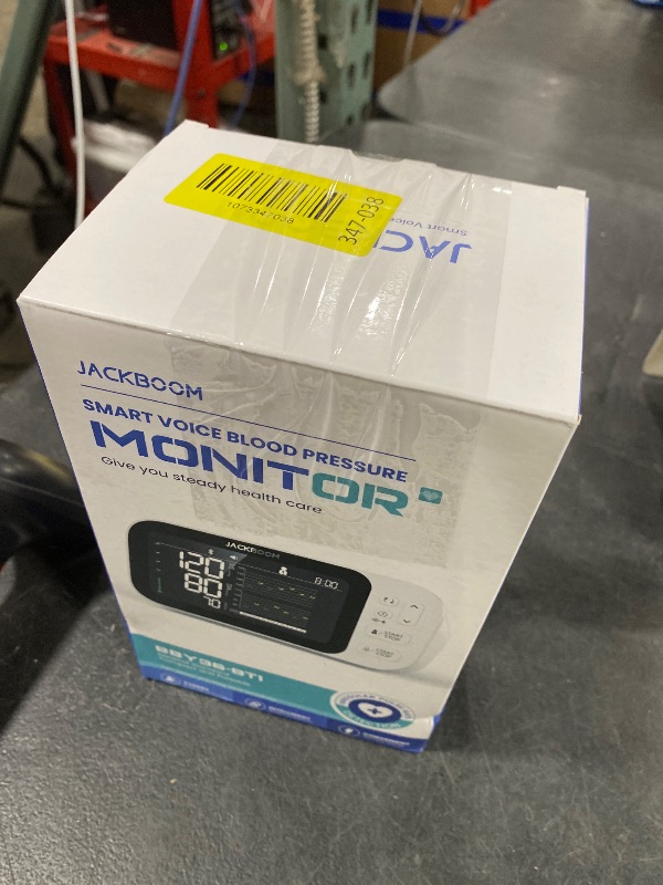 Photo 1 of Blood Pressure Monitor for Home Use,Automatic Upper Arm Blood Pressure Machine with 2x250 readout,5.5 Inch Large LED Screen,Voice Guidance, Adjustable Large Cuff (8.7-16.5in)&Storage Box-Connect App