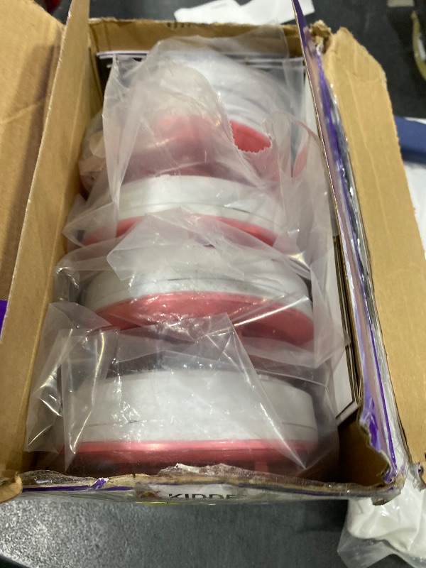 Photo 1 of Kidde  And Carbon Monoxide Detector, AA Battery Powered with LED Status Lights, 85 dB Alarm, 5 inches, 30CUDR, 4 Pack