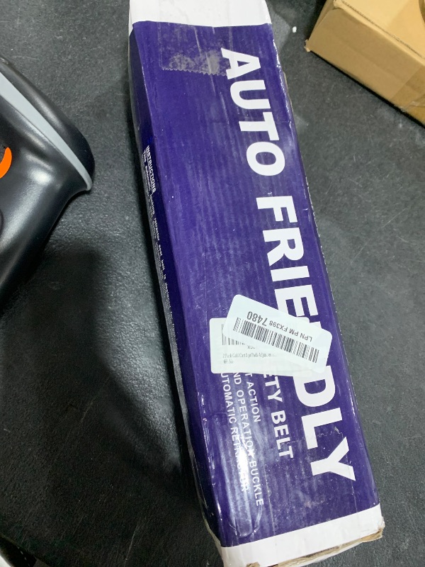 Photo 1 of 2 Pack 3 pt Pads Adjustable Retractable Straps Cover Universal Replacement Set for Golf Cart,Go Kart,Minivan Van,SUV,UTV, VR,Pickup,Truck for Modification Belt Protective Covers Kit (Black)