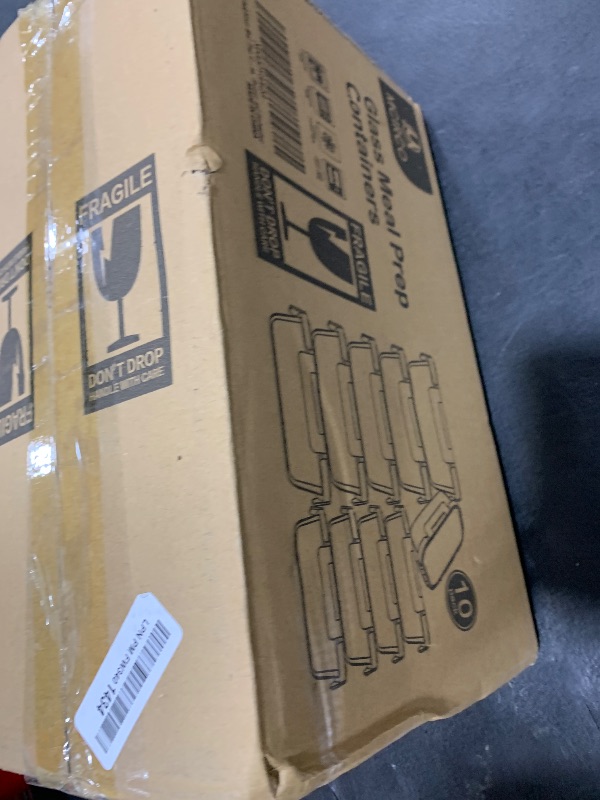 Photo 1 of [10-Pack] Glass Meal Prep Containers with Lids, MCIRCO Food Storage Containers with Snap Locking Lids, Airtight Lunch Containers, Microwave, Oven, Freezer and Dishwasher