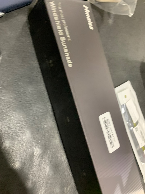 Photo 1 of [Upgraded] Nmoiss Windshield Sun Shade Umbrella - [Vinyl Coating Heat Shield] Protect Car from Sun Rays & Heat Damage Keep Cool and Protect Interior, Spring Structure Edge Medium 56" L x 31" W