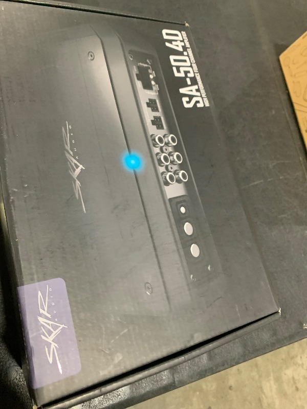 Photo 1 of Skar Audio SA-50.4D 400 Watt Class D High Performance 4 Channel Car Amplifier