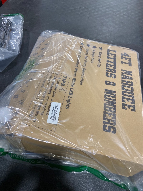 Photo 1 of Ledido 4FT Marquee Light Up Letters H, Easy to Assemble Cool White Marquee Letters 4 Feet Tall for Indoor & Outdoor Events, Large Lighted Letter for Birthday Graduation Baby Shower Party Decorations