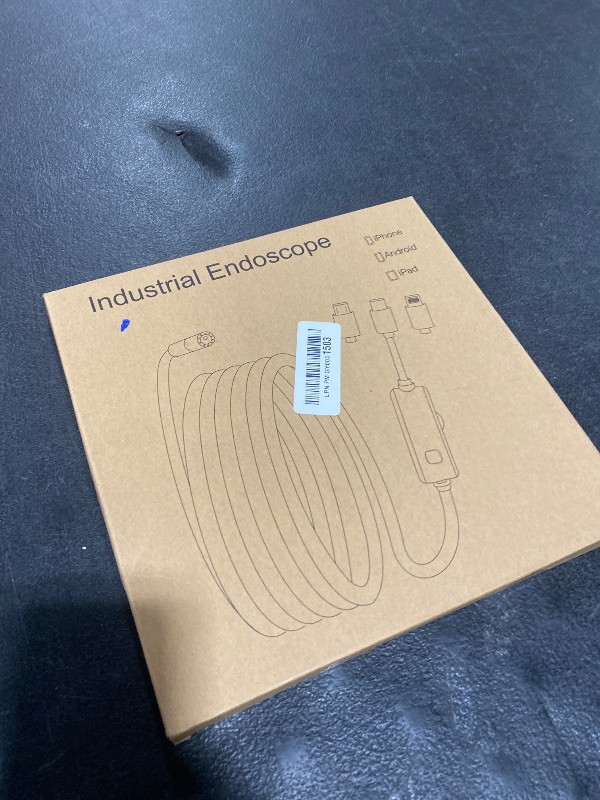 Photo 1 of [Dual-Lens] Endoscope Camera with Light,1920P HD Borescope with 8+1 Adjustable LED Lights, IP67 Waterproof Endoscope with Semi-Rigid Snake Cable, Inspection Borescope for iOS and Android-16.4ft