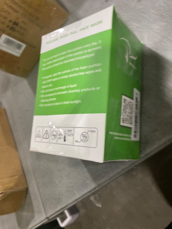 Photo 1 of 1 Set Replacement for AirFit F20 Mask Medium - Includes Mask Cushion, Headgear, Frame, Soft Straps with Clips for CPAP Supplies- No Elbow- Full Face Designed for Confident Seal & Stable Fit