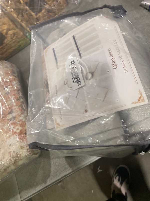 Photo 1 of 100% Blackout Curtains 84 Inch Length 2 Panels Set Farmhouse Style for Bedroom Windows/Living Room Thermal Insulated Neutral Boho Drapes Linen Blend Natural Ivory 7ft Long Hook Belt Pleated/Back Tab