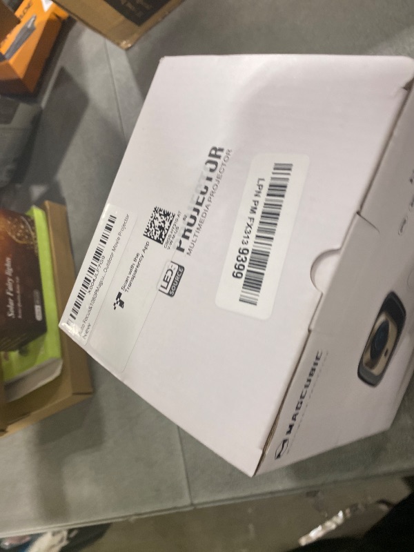 Photo 1 of ?Auto Focus&1080P?Magcubic Mini Smart Projector with 4K Support, Portable Projector with Wifi and Bluetooth, 5W Speaker, Built in Apps, Voice Control, Outdoor Movie Projector