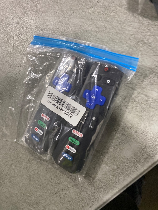 Photo 1 of (Pack of 2) Replacement Remote Control Only for Roku TV, Compatible for TCL Roku/Hisense Roku/Onn Roku/Sharp Roku/Element Roku/Westinghouse Roku/Philips Roku Smart TVs (Not for Roku Stick and Box)