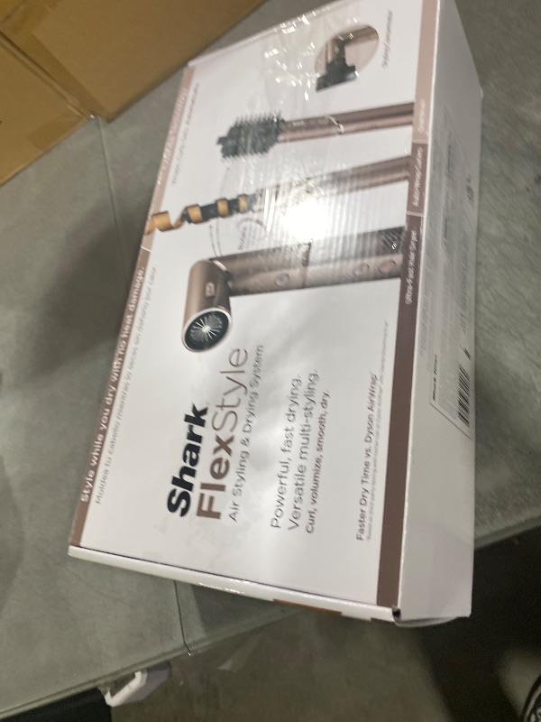 Photo 1 of Shark FlexStyle Air Styling & Drying System, Powerful Hair Blow Dryer & Multi-Styler with Auto-Wrap Curlers, Oval Brush, Concentrator Attachment, Mocha, HD431BR