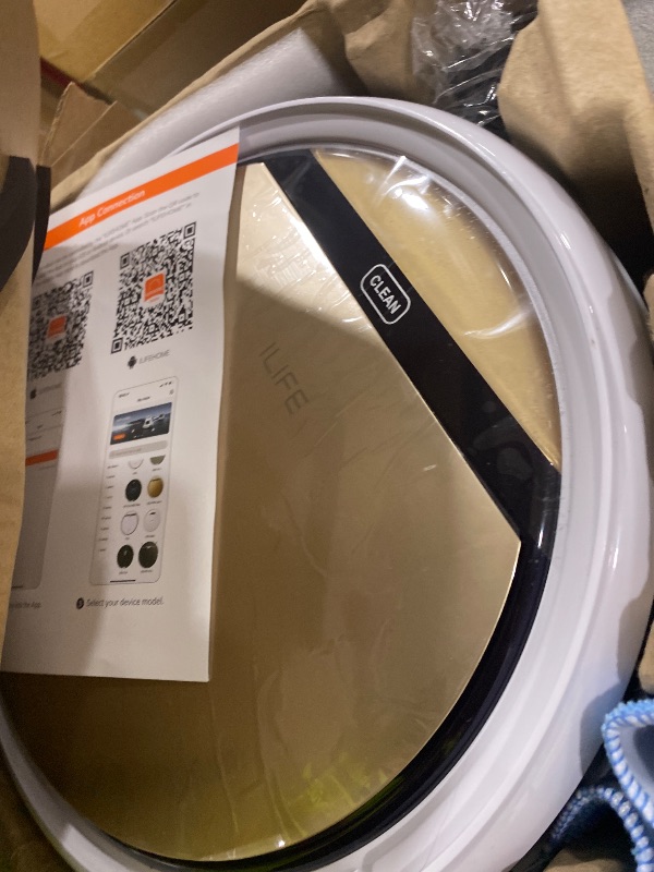 Photo 1 of ILIFE V5s Plus Robot Vacuum and Mop Combo with Wi-Fi/App/Alexa, Automatic Self-Charging Robotic Vacuum Cleaner, Slim and Quiet, Cleans Hard Floors Carpets and Pet Hair (V5s Pro Upgrade Version)
