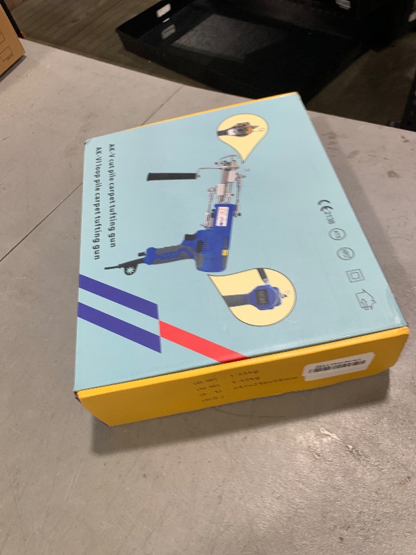 Photo 1 of AK-V Tufting Gun – 2-in-1 Cut & Loop Pile Rug Tufting Machine with Brushless Motor, Adjustable Speed 1000–6000 RPM, Low Noise, LED Light – Ideal for Beginner & Advanced Carpet Weaving and Rug Making