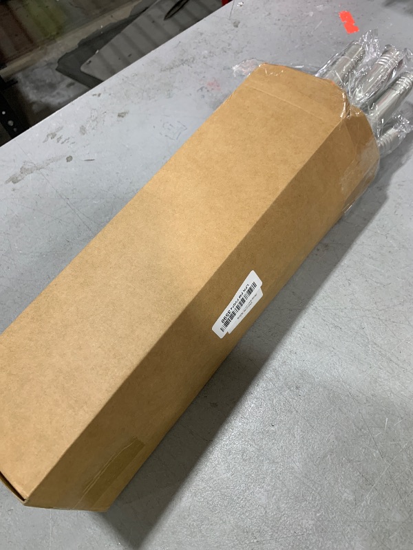 Photo 1 of 1” Diameter Silver Curtain Rods for Windows, 2 Pack 30-90 Inch Heavy Duty Window Rods, Long Adjustable Curtain Rod, Fits Most Standard Windows, Suitable for Bedroom, Living Room, Farmhouse