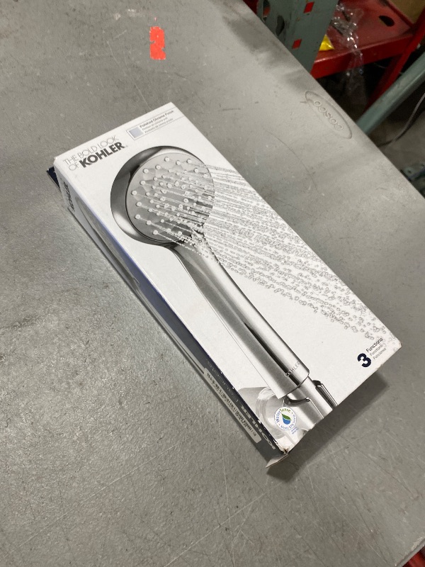 Photo 1 of Kohler 72420-G-CP Awaken® B90 Three-function handshower, 1.75 gpm, Polished Chrome
