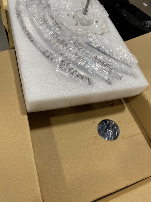 Photo 1 of Ensenior Ceiling Fans with Lights and Remote, 24'' Low Profile Ceiling Fan Flush Mount, APP Control, 6 Speed, 3CCT, Quiet Reversible DC Motor, Dimmable Modern Ceiling Fan with Light for Bedroom-White