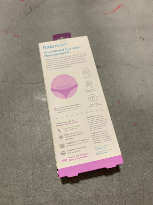 Photo 1 of Frida Mom C-Section Silicone Strips, C-Section Recovery Must Have Scar Patches, Reusable Medical Grade Treatment for Keloid Scars, Includes Case & Pouch