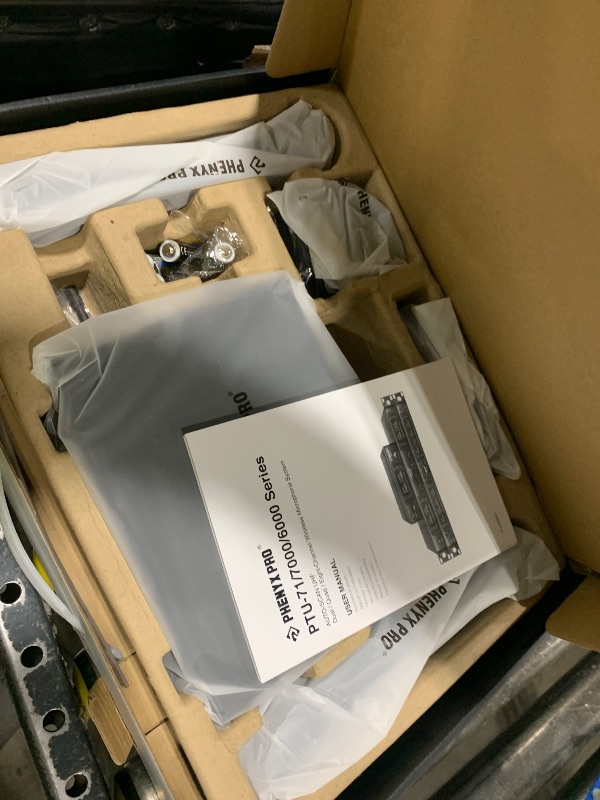 Photo 1 of Phenyx Pro Wireless Microphone System, Dual Wireless Mics,w/ 2 Handhelds, Auto Scan,2x100 UHF Frequencies,328ft Range,Dynamic Microphone for Singing, Karaoke, Church(PTU-71-2H)