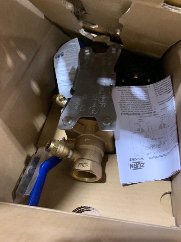 Photo 1 of Zurn Wilkins 1-375 1" 375 Reduced Pressure Principle Backflow Preventer