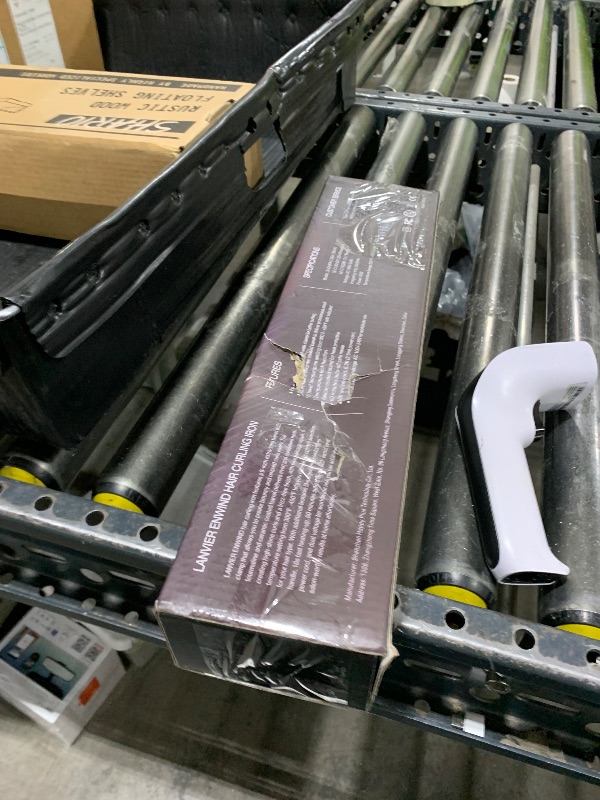 Photo 1 of LANVIER 1.25 Inch Curling Iron, Extra Long Barrel 1 1/4 Inch Curling Iron for Long Hair up to 450F, Worldwide Dual Voltage Hair Curler for Traveling, Hair Waving Style Tool Black