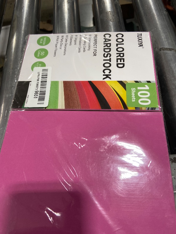 Photo 1 of 100 Sheets 5" X 7" Colored Cardstock, 50 Assorted Colors Construction Paper Card Stock Printer Paper for Printing, Card Making, DIY Crafts,School Supplies,Party Decorations (180GSM/65LB)