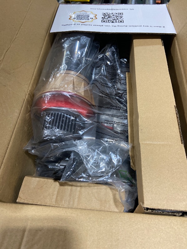 Photo 1 of AIPOWAY 650W Cordless Vacuum Cleaner with 55KPa Flagship Suction, 75-Min Extended Runtime 2.5L Dual-Cup Capacity, Anti-Tangle Brush & Self-Standing Design HEPA Filtration for Furniture Carpet Pet Hair