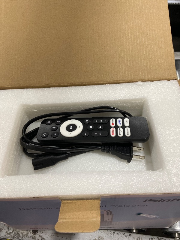 Photo 1 of [Short Throw/1200ANSI/Built in Apps] 4K Outdoor Projector with WiFi and Bluetooth, Auto Focus Projector with Dual-Mode Stand, Smart Portable Proyector with Netflix/YouTube/PrimeVideo & Dolby