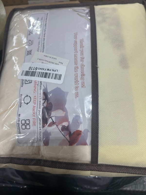 Photo 1 of 20x10ft Wrinkle Free Ivory Backdrop Curtain for Parties Soft Fabric Drapes Wedding Ivory Curtain Backdrop for Birthday Party Decorations Background for Photography 5x10ft,4 Panels