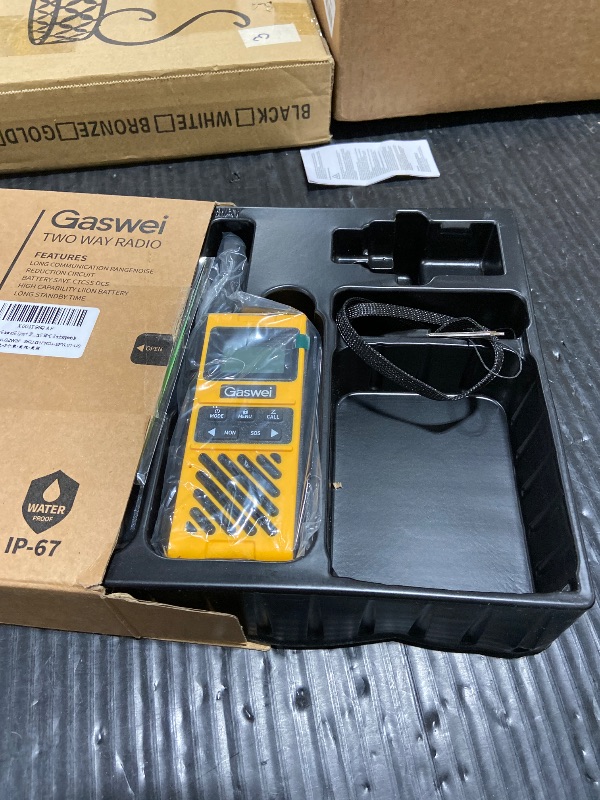 Photo 1 of Gaswei G1pro+ IP67 Waterproof Walkie Talkies Long Range for Adults, Heavy Duty Two Way Radio with FM Radio,VOX,SOS & NOAA Weather Alerts,USB-C Rechargeable