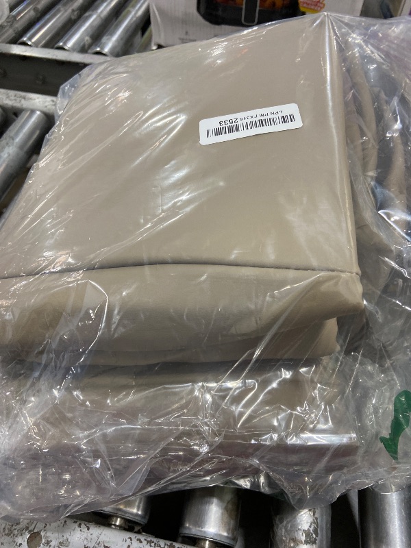 Photo 1 of Priprilod #922 Gray Leather Driver & Passenger Bottom & Top Lean Back Seat Cover & Armrests Cover Compatible with Chevy Silverado Sierra Tahoe Suburban Avalanche Yukon Yukon XL 2003 2004 2005 2006