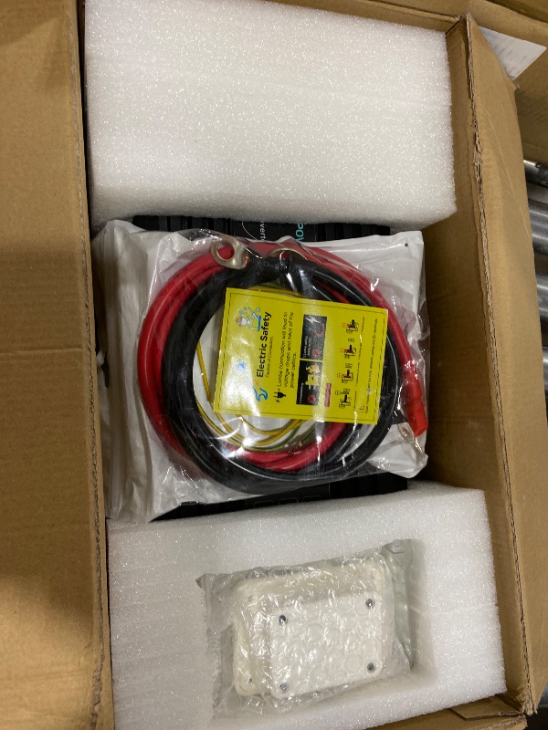 Photo 1 of LANDERPOW 3000 Watt Pure Sine Wave Inverter 24V DC to 120V AC for RV, Truck, Solar, Home, Off-Grid, Power Inverter with 3 AC Outlet, 30W USB-C, 5V 3.1A USB, Hardwire Port, Remote Control, Surge 6000W