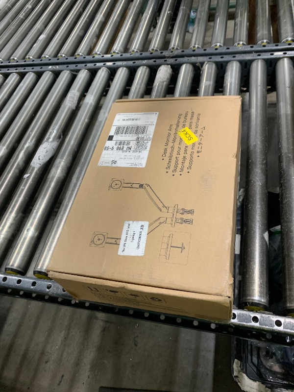 Photo 1 of HUANUO Dual Monitor Stand for 13?–40?, Premium Dual Monitor Mount with USB, Height Adjustable Monitor Stand for 2 Monitors, VESA Mount with Clamp/Grommet Base, Holds 26.4lbs per Arm, HNDS7