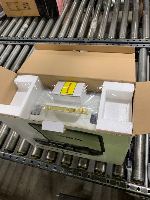 Photo 1 of Vinyl Record Player 3-Speed Bluetooth Portable Suitcase Belt-Driven Record Player with 2 Built-in Stereo Speakers Vinyl Vintage Turntable Phonograph Records Player with RCA Line Out, AUX Out (White)