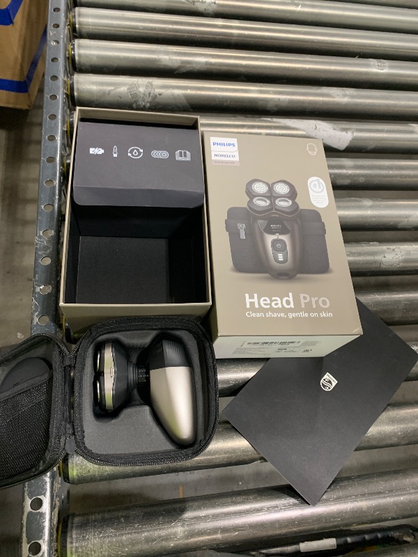 Photo 1 of Philips Norelco Head Shaver Pro 9000 Series - Electric Shaver for Men and Women, 360° Flexing Head & ComfortCut Blades for Clean Shave, Gentle on Skin, Model HS9980/40