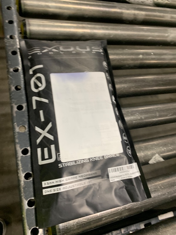 Photo 1 of EXOUS BODYGEAR Knee Brace Meniscus Tear Support For Arthritis Acl, Mcl Pain Patented 4-way Adjustable Wraparound Strap Dual Side Stabilizer For Patella Stability Size [medium]