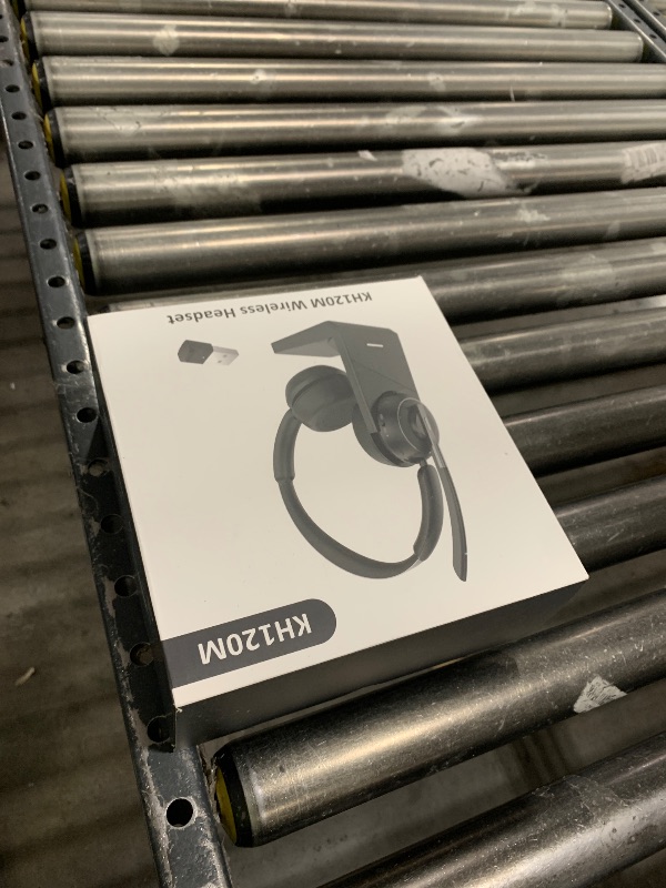 Photo 1 of (2025 Upgraded) Wireless Headset with Mic for Work, Bluetooth Headset with Noise Canceling Microphone with Dongle, Charging Base & Mic Mute, Wireless Headphones for Work from Home/PC/Computer