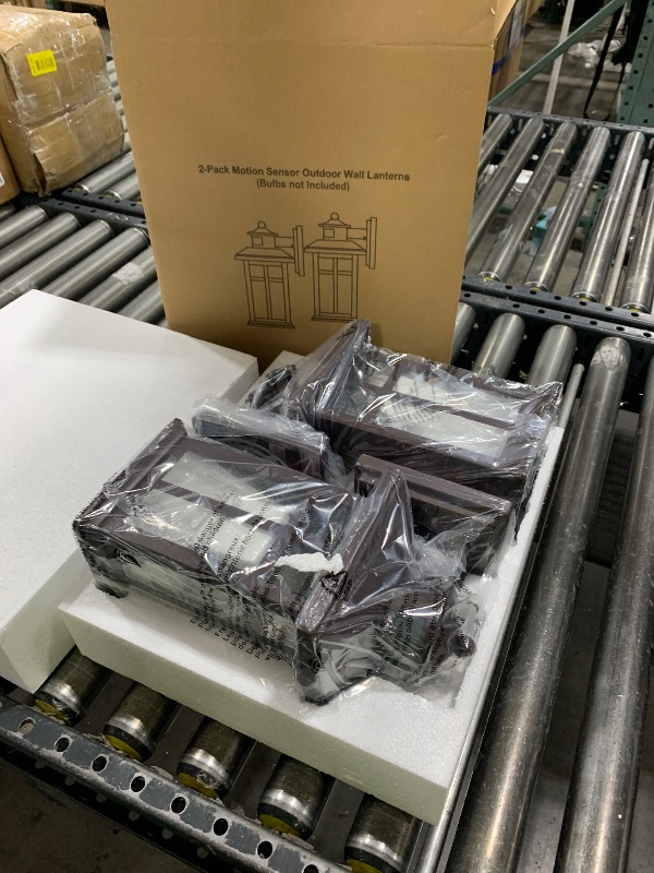 Photo 1 of Brilvibera 2 Packs Motion Sensor Outdoor Lights- Outdoor Porch Lights Light Fixtures Motion Sensor Bronze, Porch Lights Outdoor Bronze, Exterior Lights for House, Garage, Door