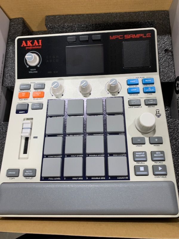Photo 1 of Akai Professional MPC Sample Standalone Portable Sampler, Sequencer and Effects Processor, with Rechargeable Battery, USB-C, Built-in Speaker and Microphone