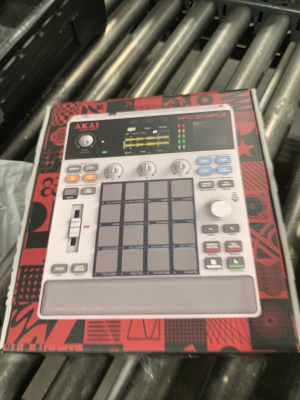 Photo 1 of Akai Professional MPC Sample Standalone Portable Sampler, Sequencer and Effects Processor, with Rechargeable Battery, USB-C, Built-in Speaker and Microphone