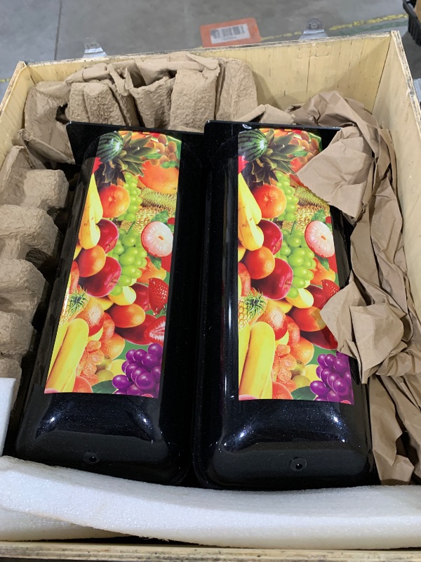 Photo 1 of GarveeHome Commercial Slushy Machine, Stainless Steel Margarita Smoothie Frozen Drink Maker, Self-Cleaning, 700W, Perfect for Homes, Coffee Shops,Restaurants,Black,15 L*2