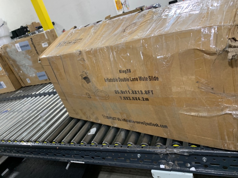 Photo 1 of Eachup 26FT Commercial Inflatable Water Slide for Kids and Adults – Heavy Duty Full PVC Inflatable Water Slide with 1100W Blower for Backyard, Outdoor Slide Park, and Pool Party