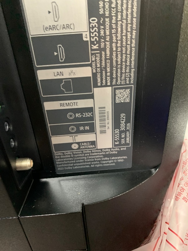 Photo 1 of Sony 55-Inch 4K Ultra HD BRAVIA 3 LED Smart TV with Google TV, LED Flat Screen, Dolby Vision HDR, Google TV, Exclusive PS5 Features, (K-55S30)