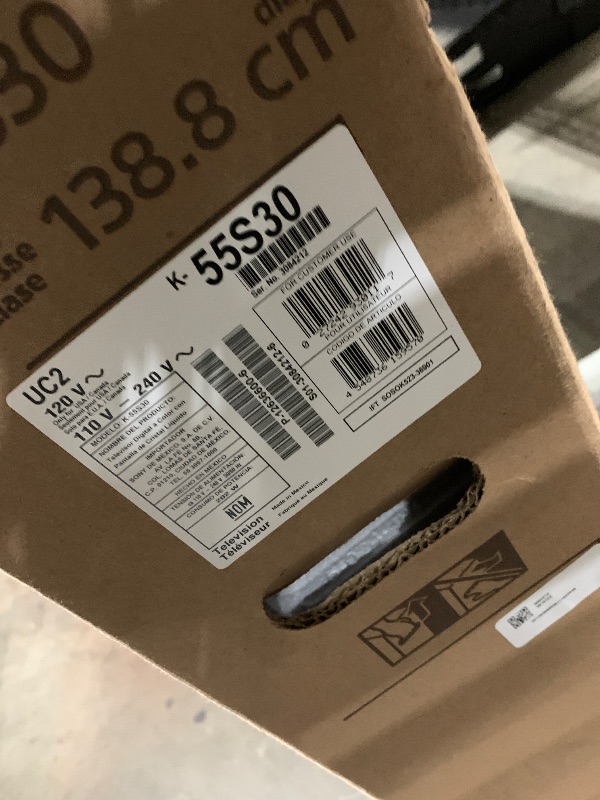 Photo 1 of Sony 55-Inch 4K Ultra HD BRAVIA 3 LED Smart TV with Google TV, LED Flat Screen, Dolby Vision HDR, Google TV, Exclusive PS5 Features, (K-55S30)